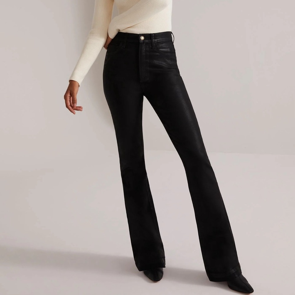Favorite Daughter THE VALENTINA SUPER HIGH RISE MINI BOOT - Obsidian size 27